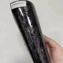 PET Gloss Charcoal Carbon Black Vinyl Wrap