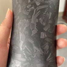 PET Ultimate Flat Forged Carbon Black Vinyl Wrap