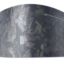 PET Ultimate Flat Forged Carbon Black Vinyl Wrap
