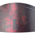 PET Ultimate Flat Forged Carbon Red Vinyl Wrap