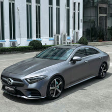 PET Satin Metallic Dark Grey Vinyl Wrap