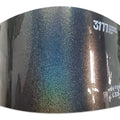 PET Gloss Iridescent Laser Grey Vinyl Wrap
