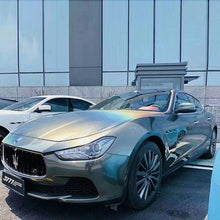 PET Gloss Iridescent Laser Grey Vinyl Wrap