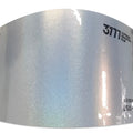 PET Gloss Iridescent Laser White Vinyl Wrap