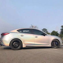 PET Gloss Iridescent Laser White Vinyl Wrap