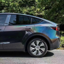PET Gloss Iridescent Laser Black Vinyl Wrap