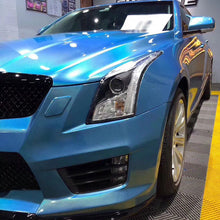 PET Gloss Iridescent Laser Blue Vinyl Wrap