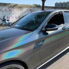 Gloss Iridescent Laser Brown Grey Vehicle Wrap