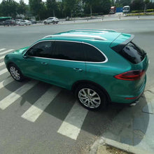 PET Gloss Iridescent Laser Green Vinyl Wrap