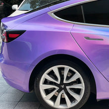 PET Gloss Iridescent Laser Light Purple Vinyl Wrap