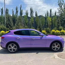 PET Gloss Iridescent Laser Light Purple Vinyl Wrap