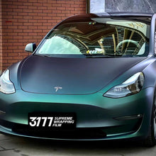 PET Ultra Matte Diamond Aurora Green Vinyl Wrap