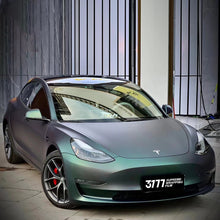 PET Ultra Matte Diamond Aurora Green Vinyl Wrap