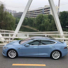 PET Haze Blue Vinyl Wrap