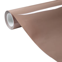 PET Glossy Crystal Shine Latte Vinyl Wrap