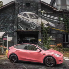 PET Glossy crystal Morganite Red Vinyl Wrap