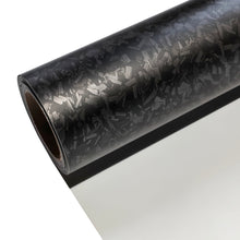 PET Ultimate Flat Forged Carbon Black Vinyl Wrap