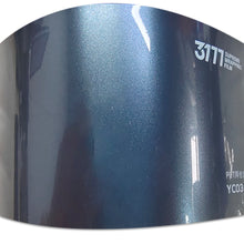 PET Metallic Byron Bay Blue Vinyl Wrap