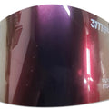 PET Diamond Black Red Vinyl Wrap