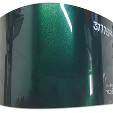 PET Metallic Gothic Blue Green Vinyl Wrap