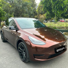 PET Liquid Coffee Brown Vinyl Wrap