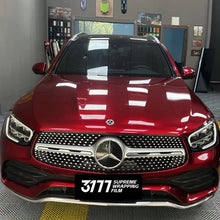 PET Liquid Ruby Red Vinyl Wrap