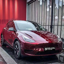 PET Metallic Liquid Dragon Red Vinyl Wrap