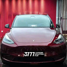 PET Metallic Liquid Dragon Red Vinyl Wrap
