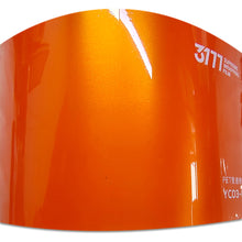 PET Metallic Racing Golden Orange Vinyl Wrap