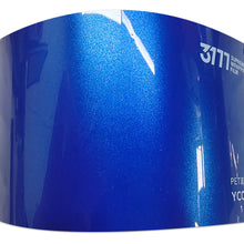 PET Metallic Portimand Blue Vinyl Wrap