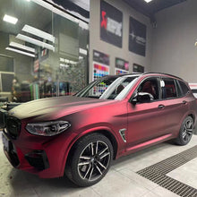 PET Matte Romance Red Vinyl Wrap