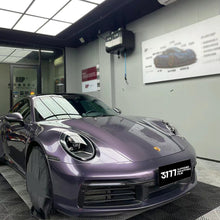 PET Metallic Violet Grey Vinyl Wrap