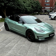 PET Flans Green Vinyl Wrap