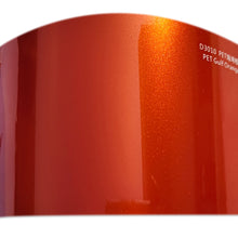 PET Metallic Gulf Orange Vinyl Wrap