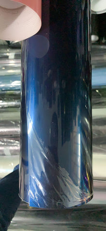 PET Metallic Midnight Blue Vinyl Wrap