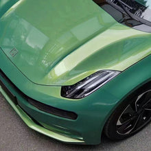 PET Metallic Rainbow Emerald Green Vinyl Wrap