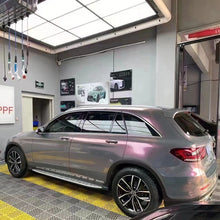 PET Metallic Stars Phantom Grey Vinyl Wrap