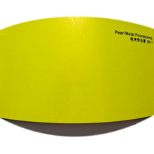 PET Satin Metallic Fluorescence Yellow Vinyl Wrap
