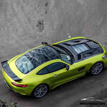 PET Satin Metallic Lemon Green Vinyl Wrap