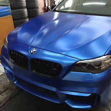 PET Satin Metallic Sea Blue Color Vinyl Wrap