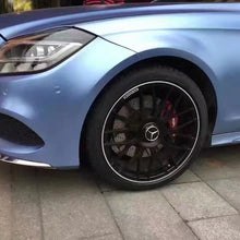 PET Satin Metallic Mist Blue Vinyl Wrap