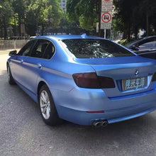 PET Satin Metallic Mist Blue Vinyl Wrap