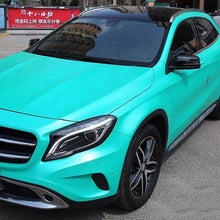 PET Satin Metallic Lake Green Vinyl Wrap