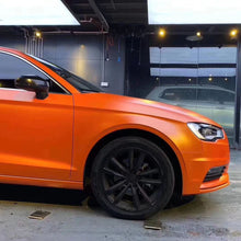 PET Satin Metallic Orange Color Vinyl Wrap