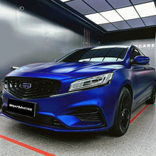 PET Satin Metallic Navy Blue Vinyl Wrap