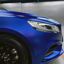 PET Satin Metallic Navy Blue Vinyl Wrap