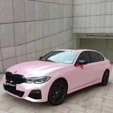 PET Satin Metallic Cherry Pink Vinyl Wrap