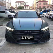 PET Satin Metallic Dark Green Vinyl Wrap