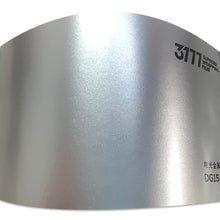PET Satin Metallic Silver Vinyl Wrap