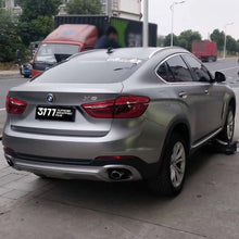 PET Satin Metallic Titanium Grey Vinyl Wrap